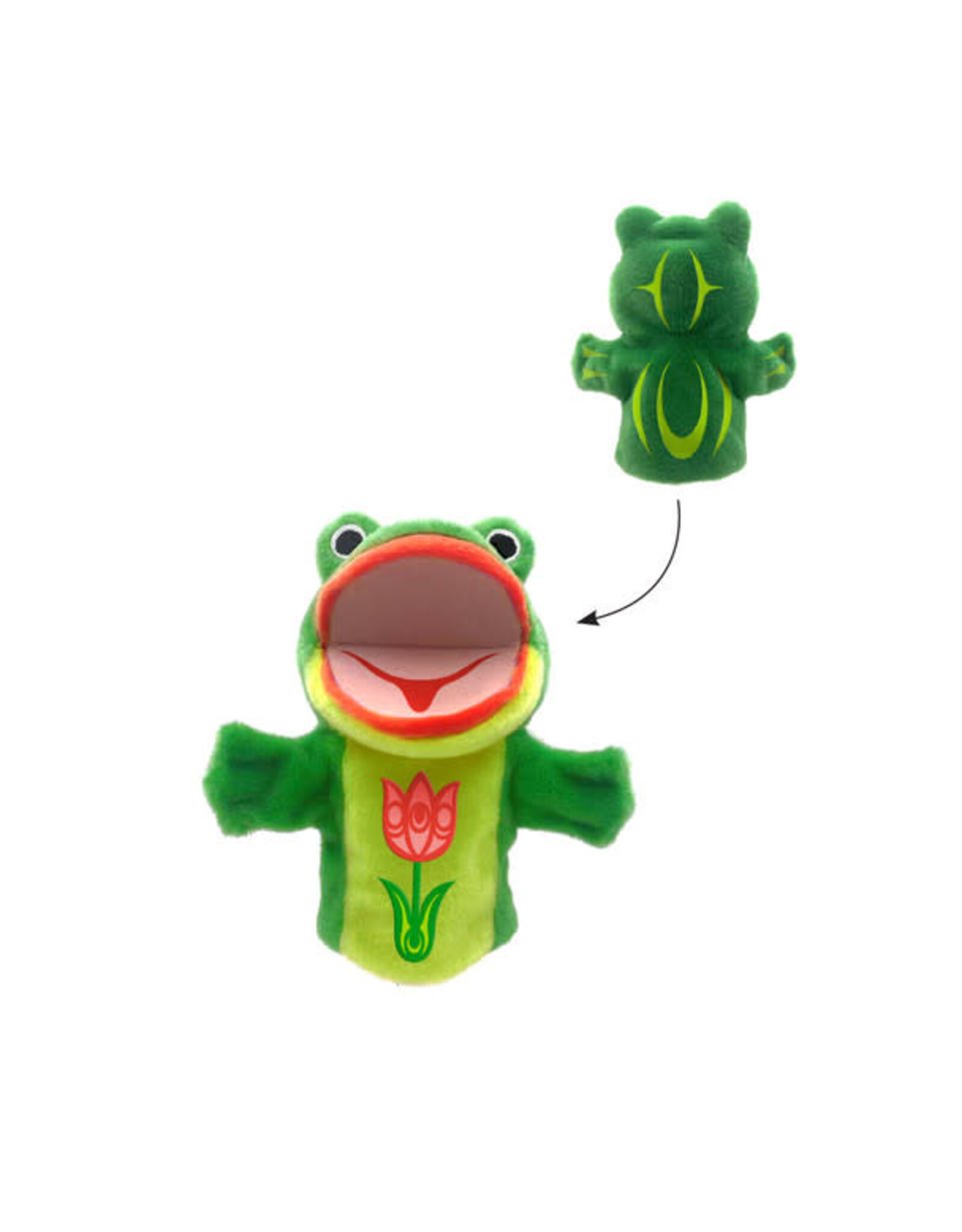 Native Northwest Native Northwest Chatty the Frog Puppet