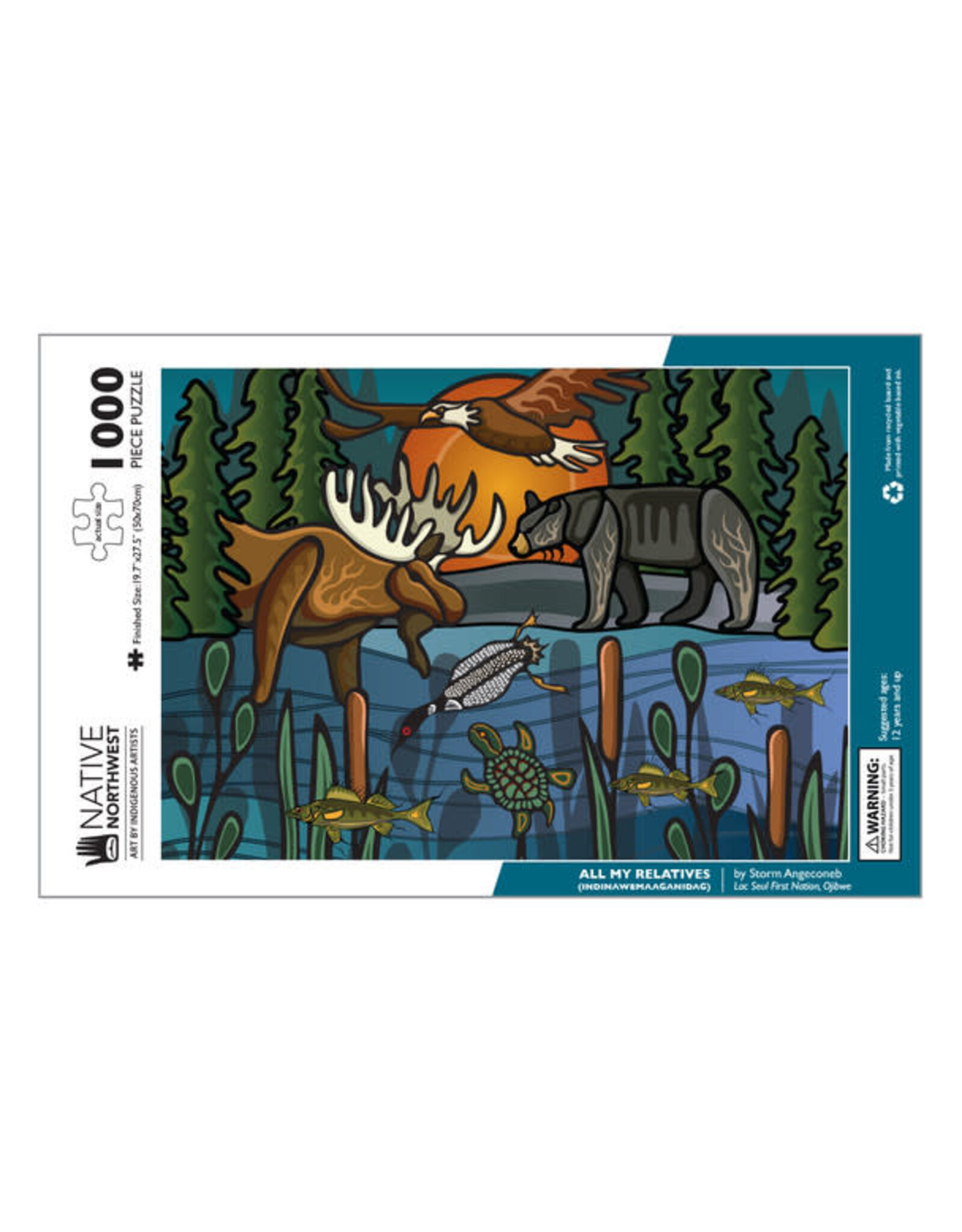 Native Northwest All My Relatives (Indinawemaaganidag) 1000pc