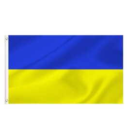 Large 3’x5′ Ukraine Flag – Plain