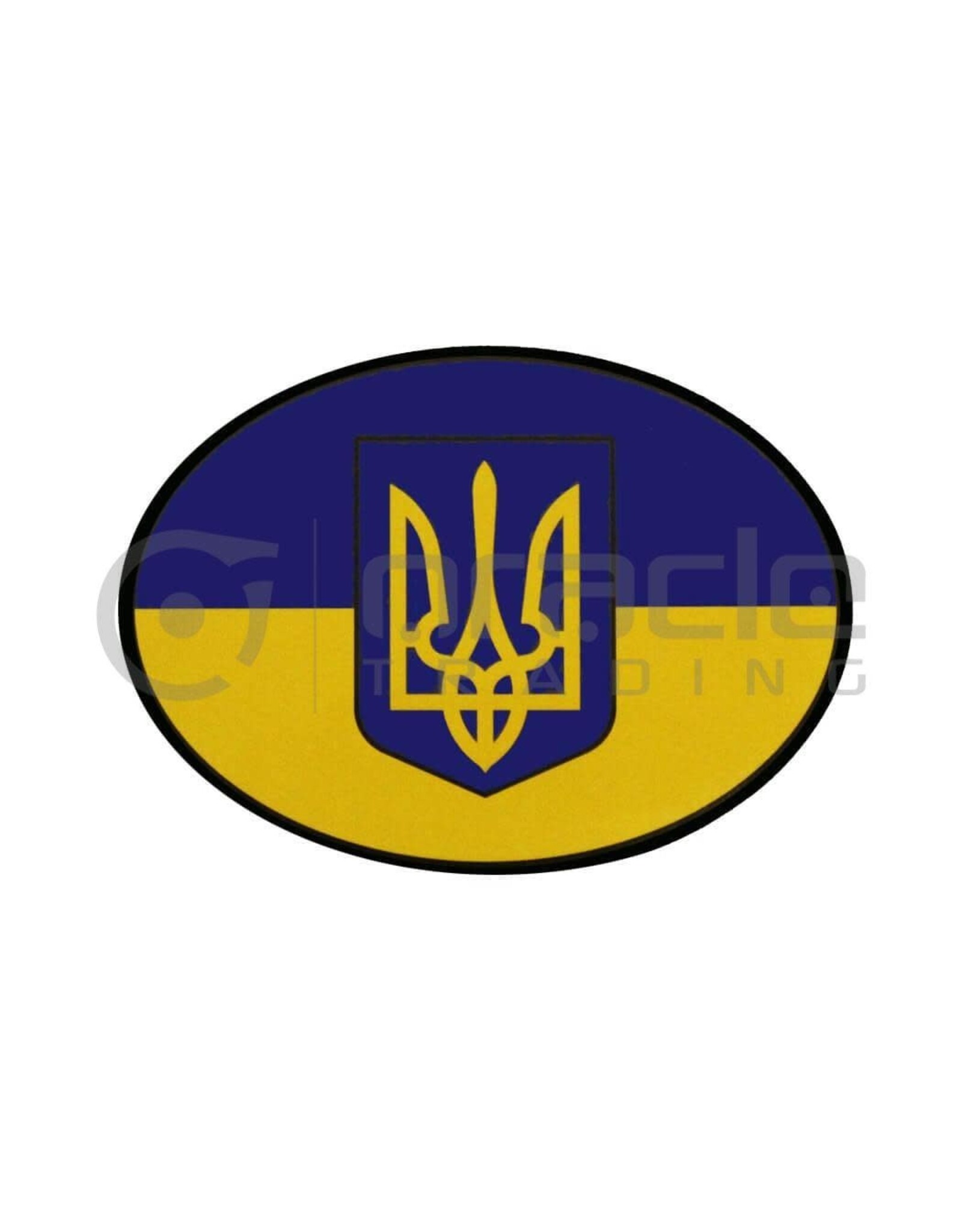 Ukraine Oval Decal
