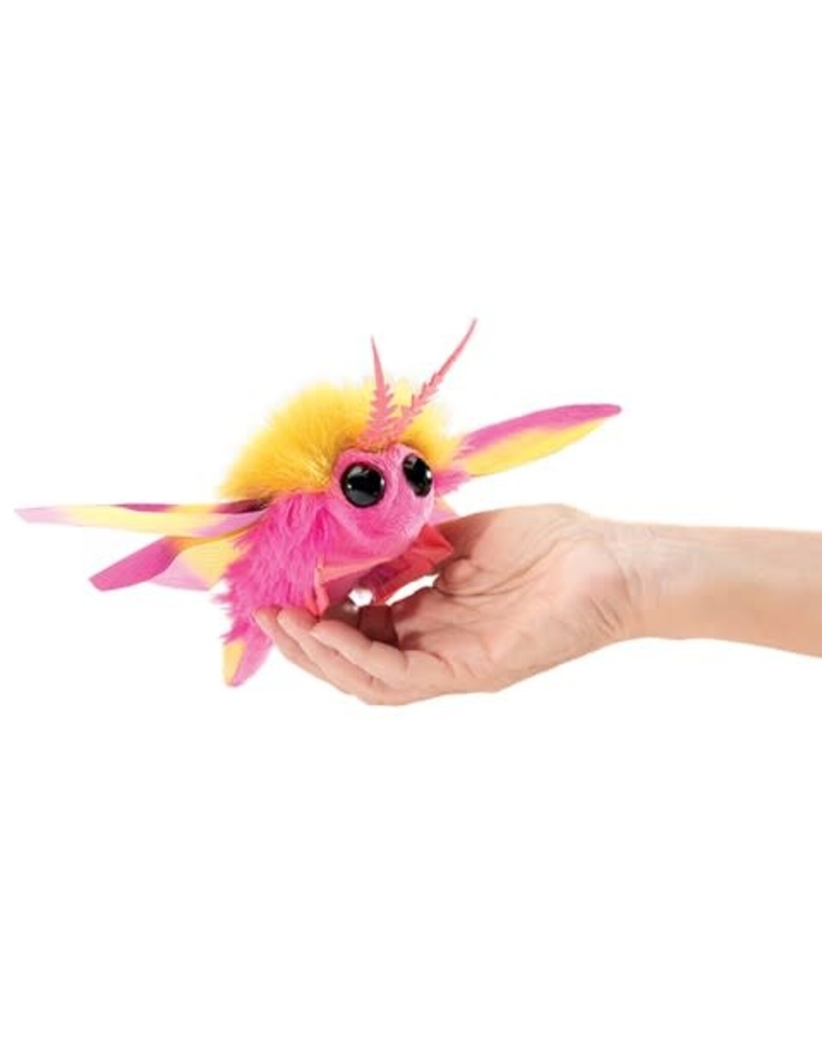 Folkmanis Folkmanis Mini Rosy Maple Moth Finger Puppet