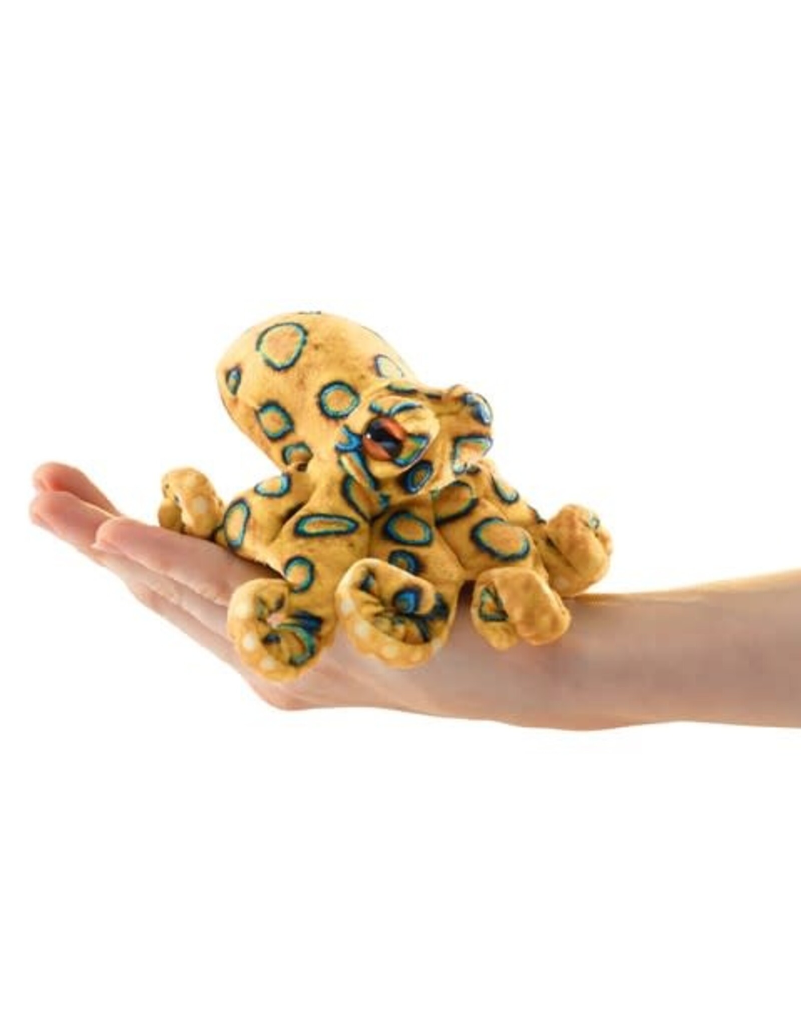 Folkmanis Folkmanis Mini Blue-Ringed Octopus Finger Puppet