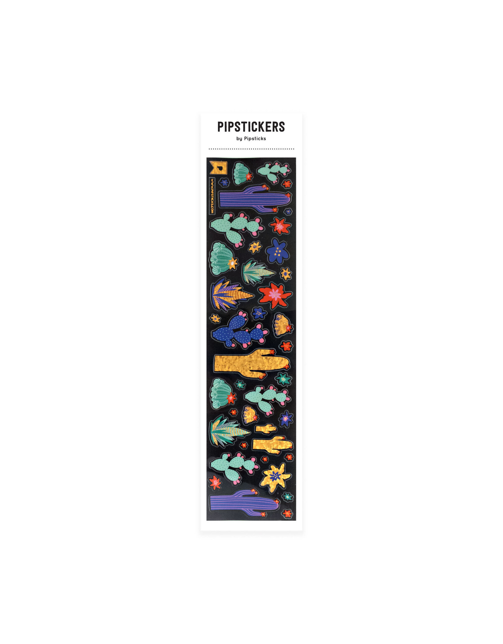 Pipsticks Nighttime Cactus Stickers