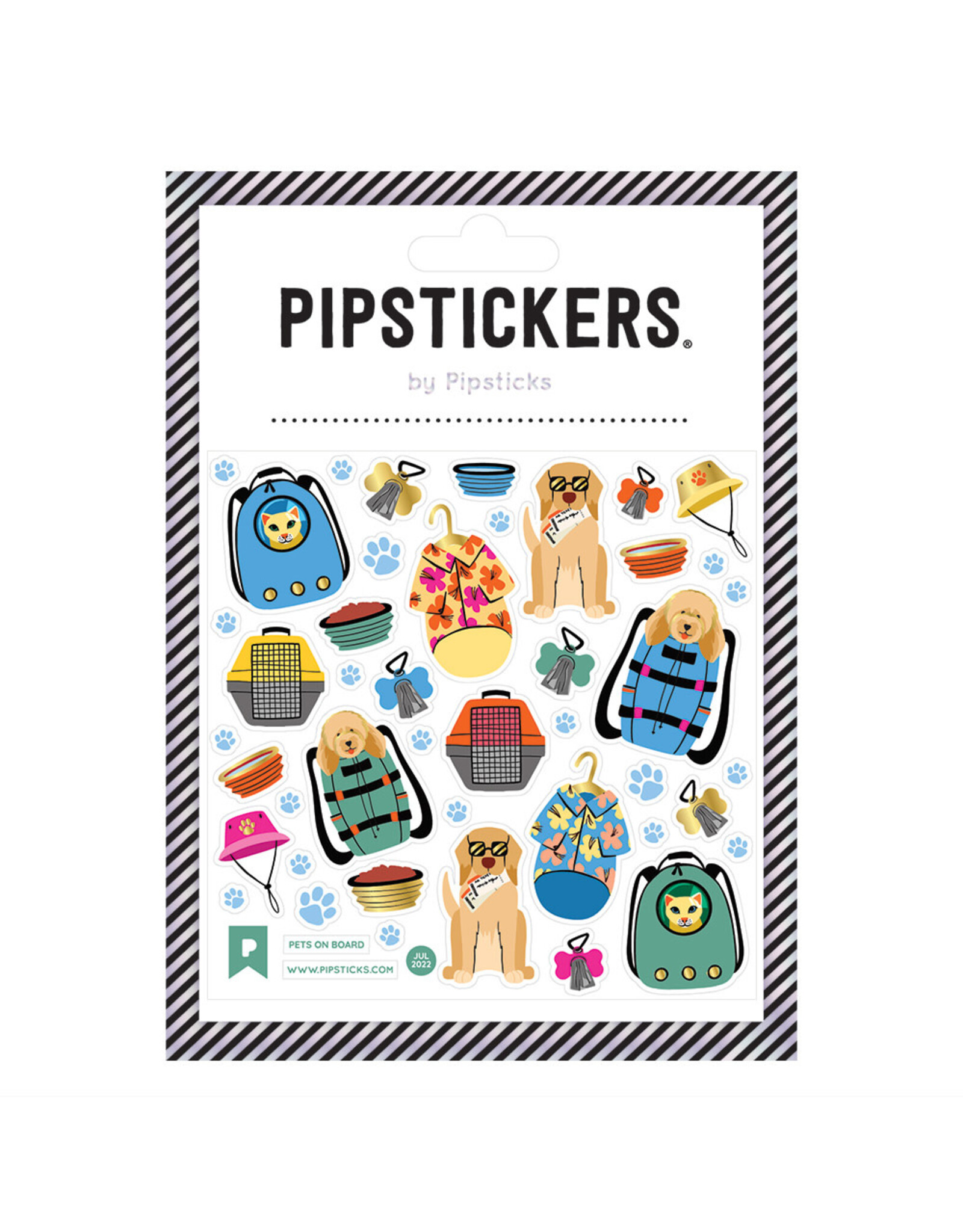 Pipsticks Pets On Board Stickers