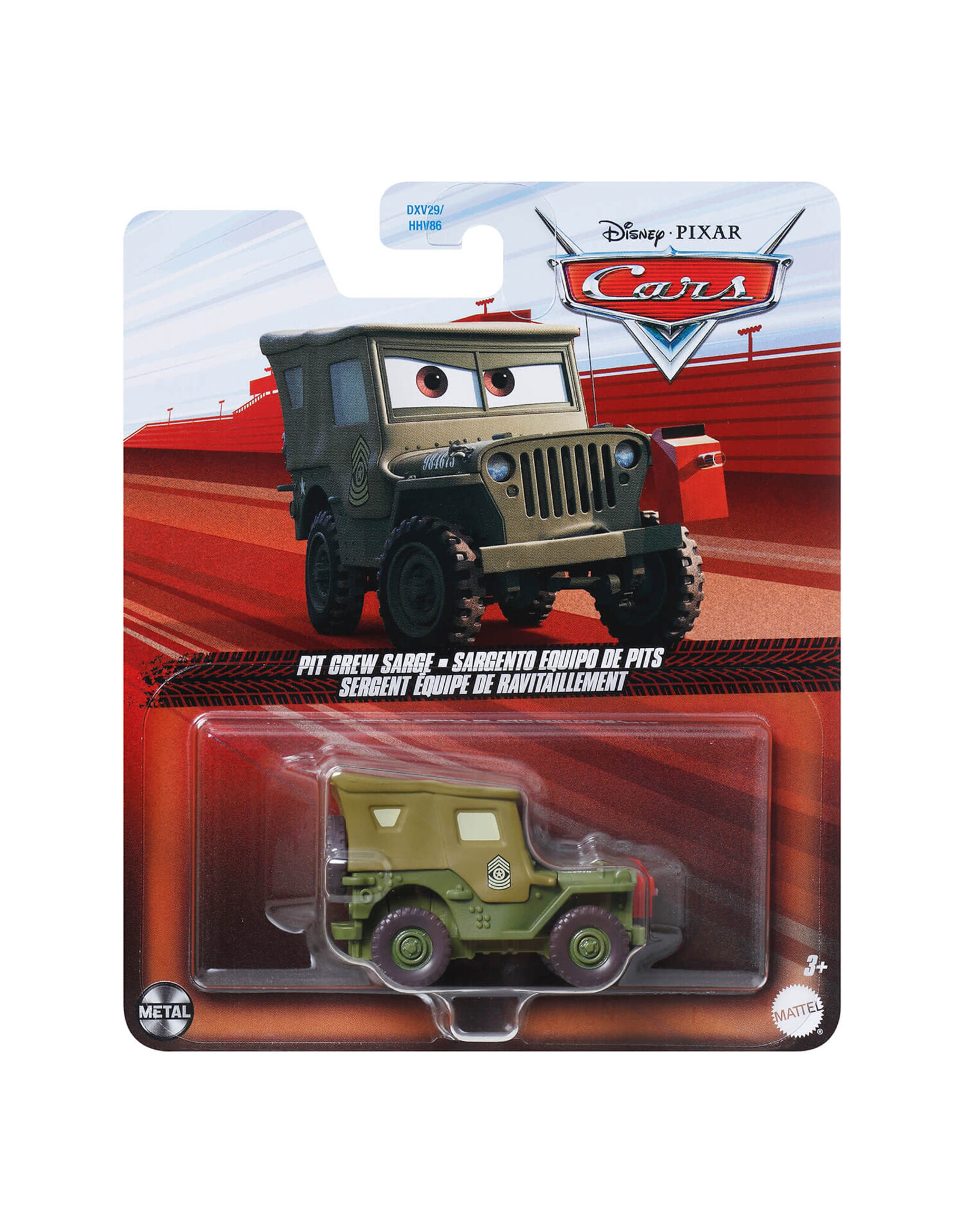 Mattel Disney Cars: Pit Crew Sarge Car