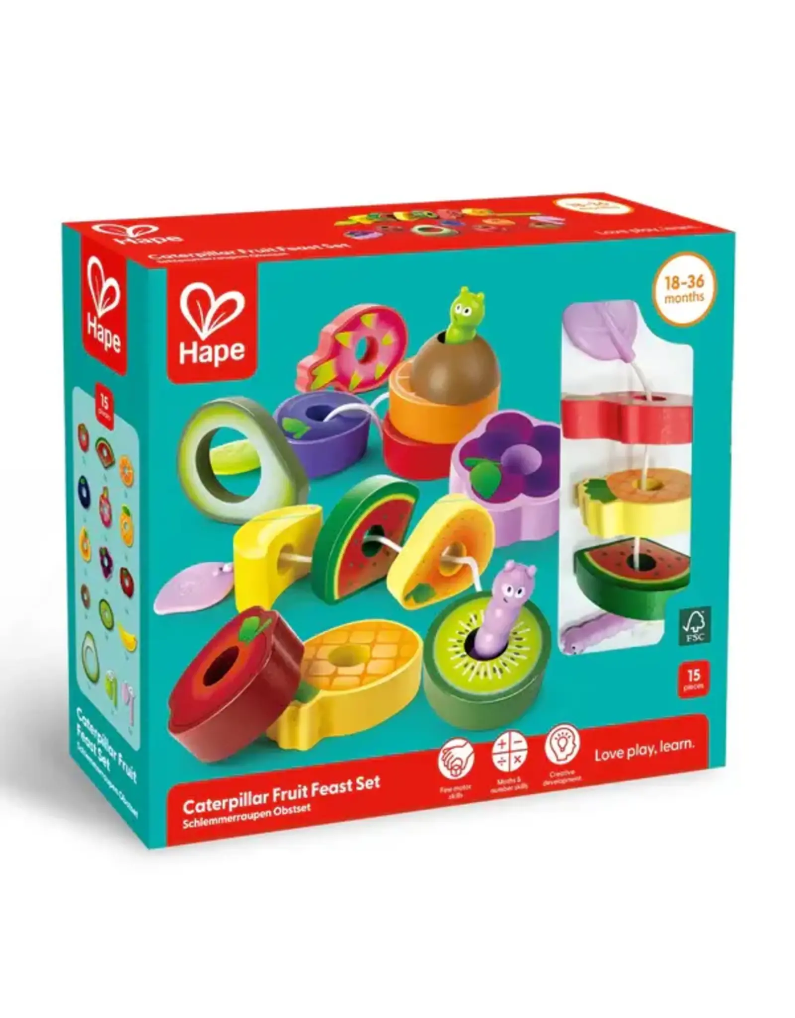 Hape Hape Caterpillar Fruit Feast Set
