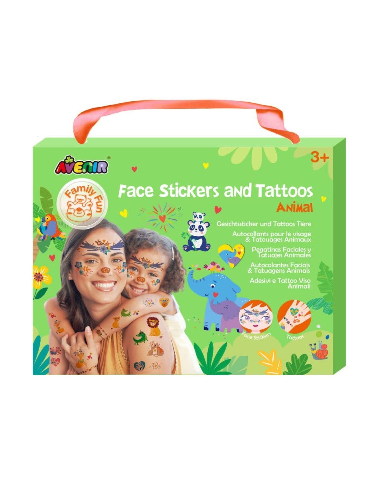 Fancy Me Face Stickers & Tattoos - Animal