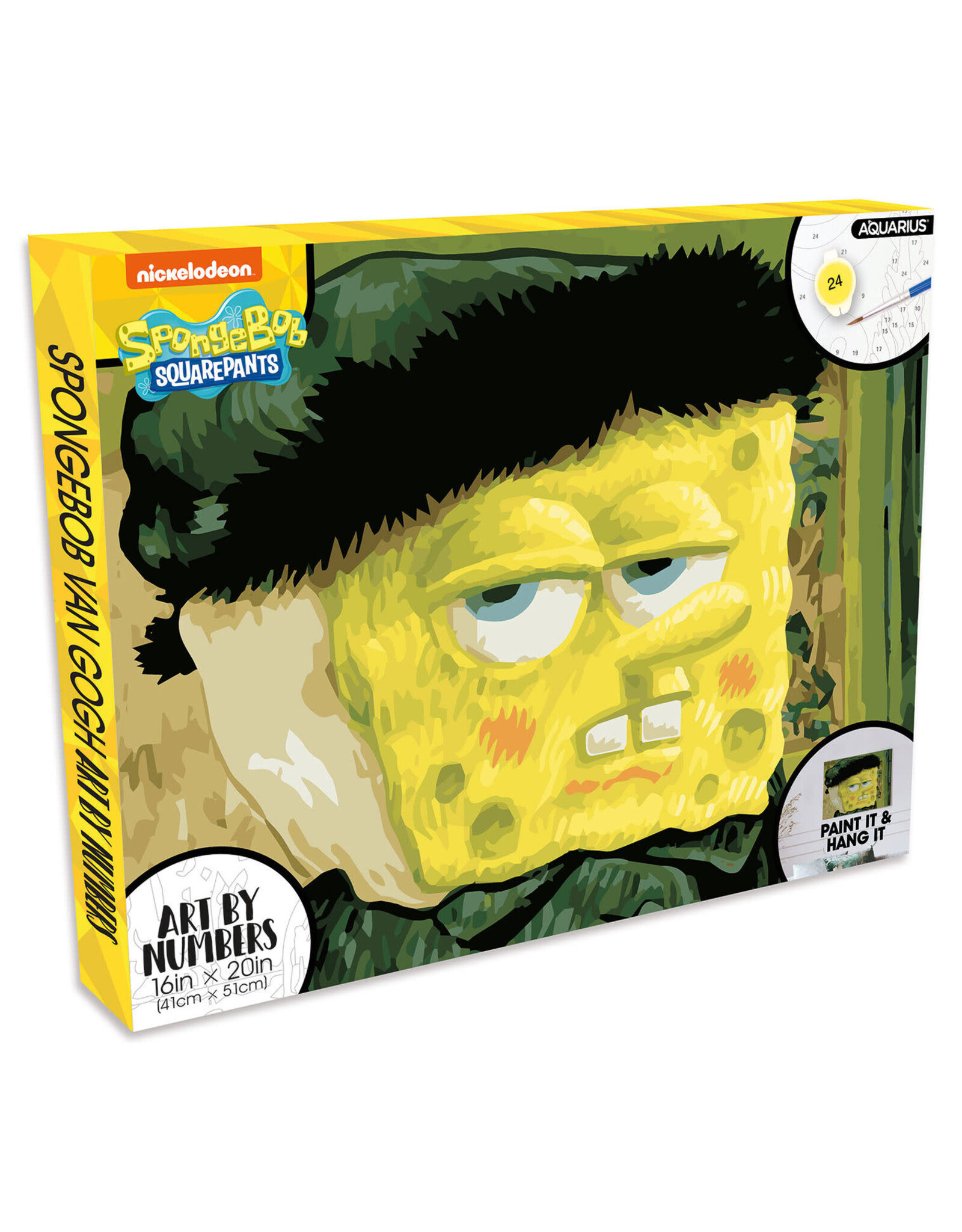 Spongebob Squarepants Van Gogh Art By Numbers