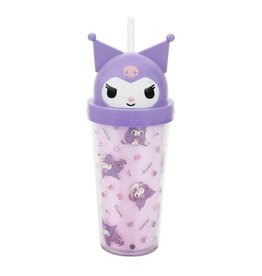 Bioworld Kuromi– 20oz Header Cup With Straw