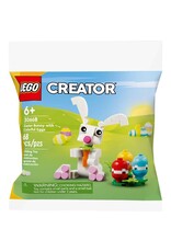 Lego Easter Bunny with Colorful Eggs