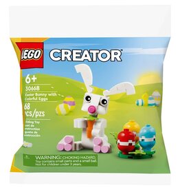 Lego Easter Bunny with Colorful Eggs