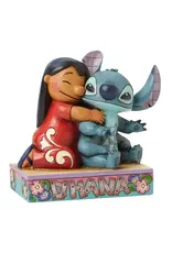 Jim Shore Lilo Hugging Stitch Ohana Means Family