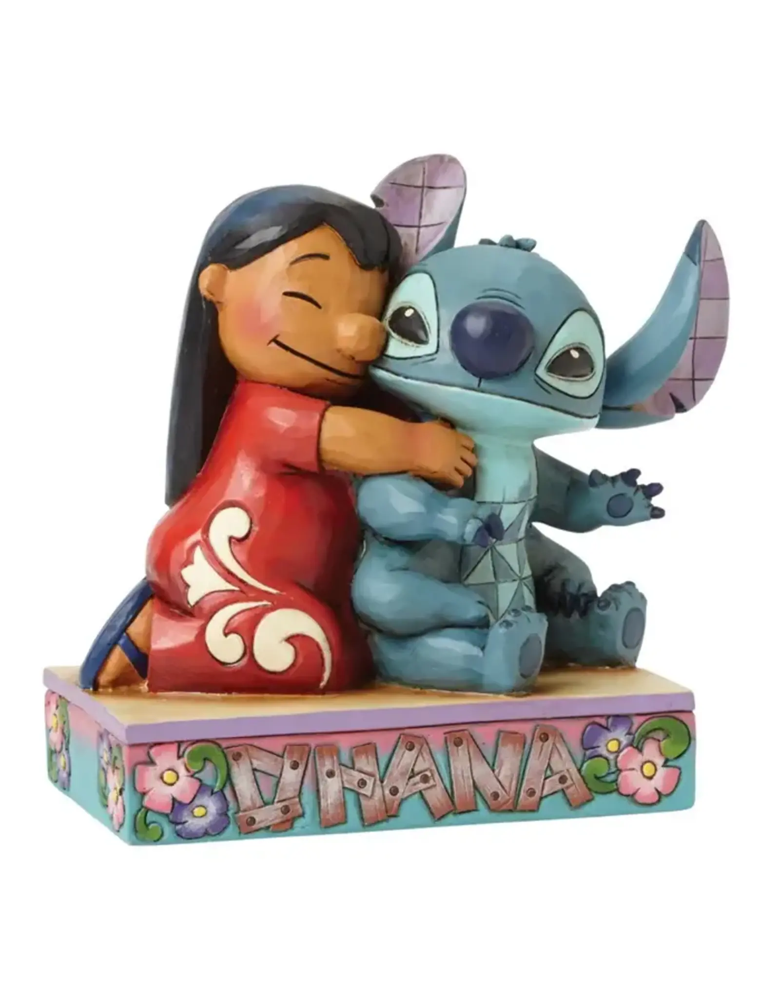 Jim Shore Lilo Hugging Stitch Ohana Means Family