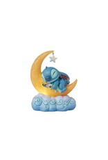 Jim Shore Stitch & Scrump on LED Moon "Sweet Dreams"