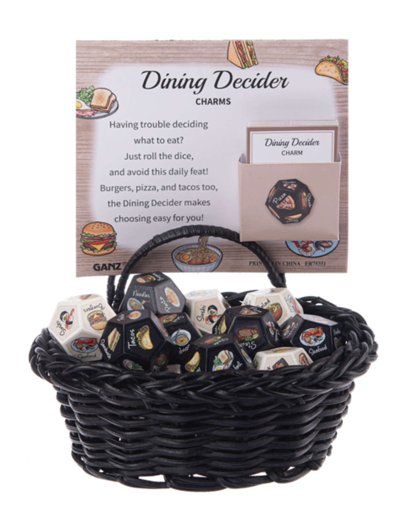 Ganz Dining Decider Dice Charm