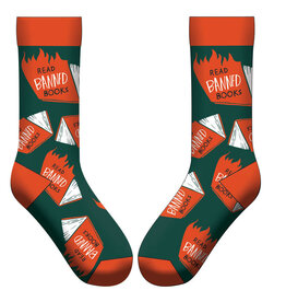 Banned Books (Flames) Socks