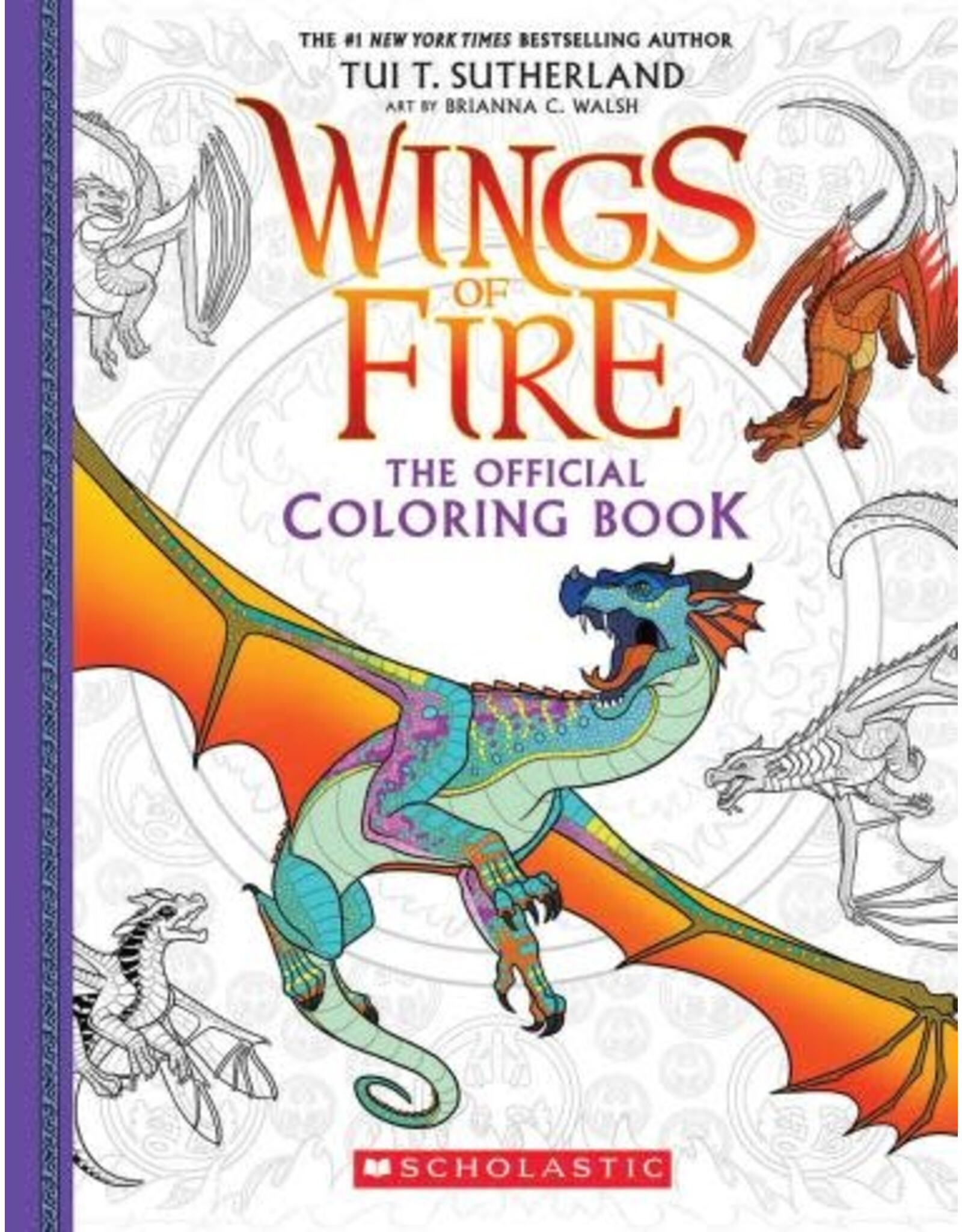 Scholastic Official Wings of Fire Coloring Book