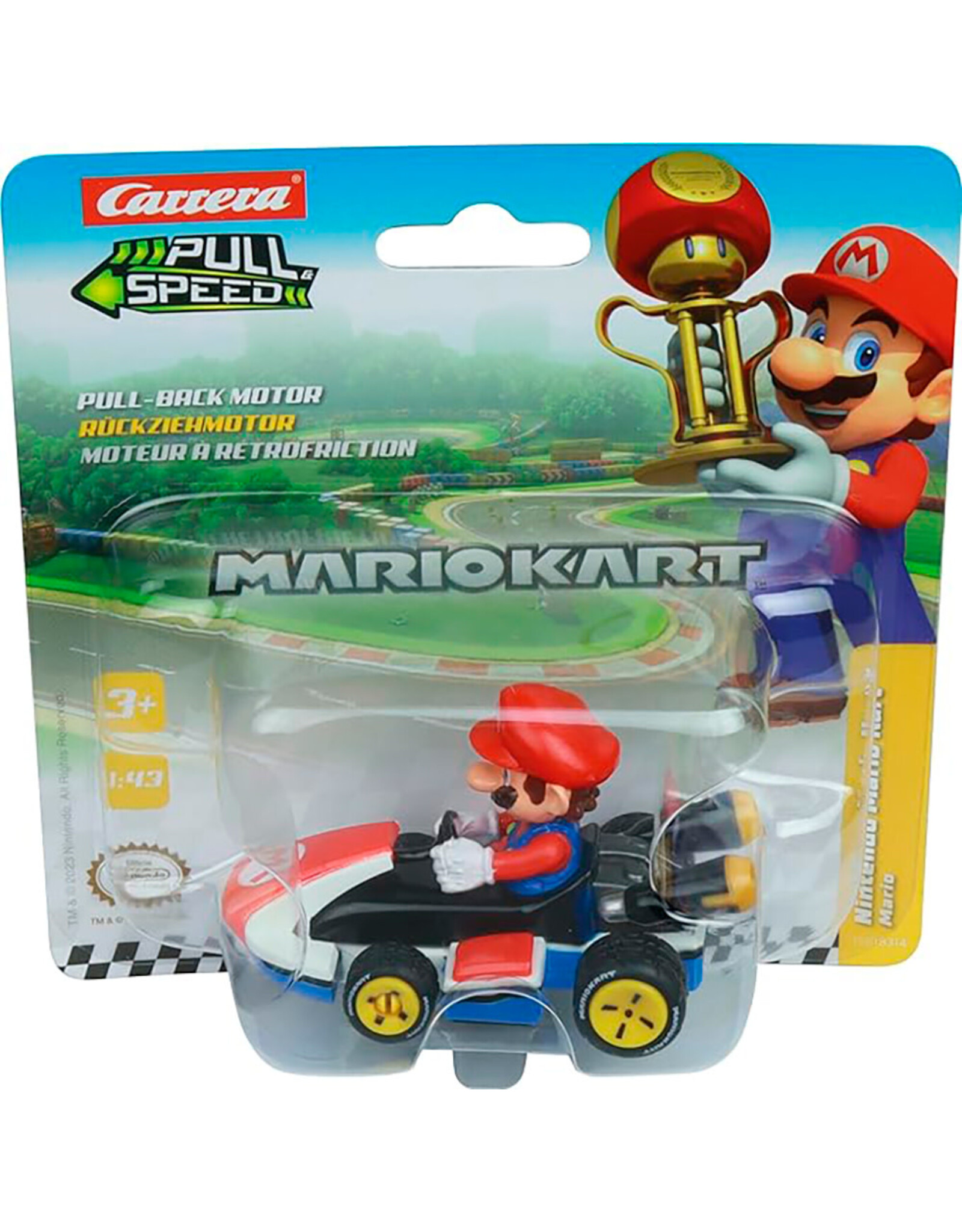 Pull & Speed Mario Kart Blister - Mario