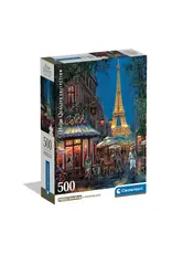 Clementoni Night At The Eiffle Cafe 500 pc Clementoni Night At The Eiffle Cafe 500 pc