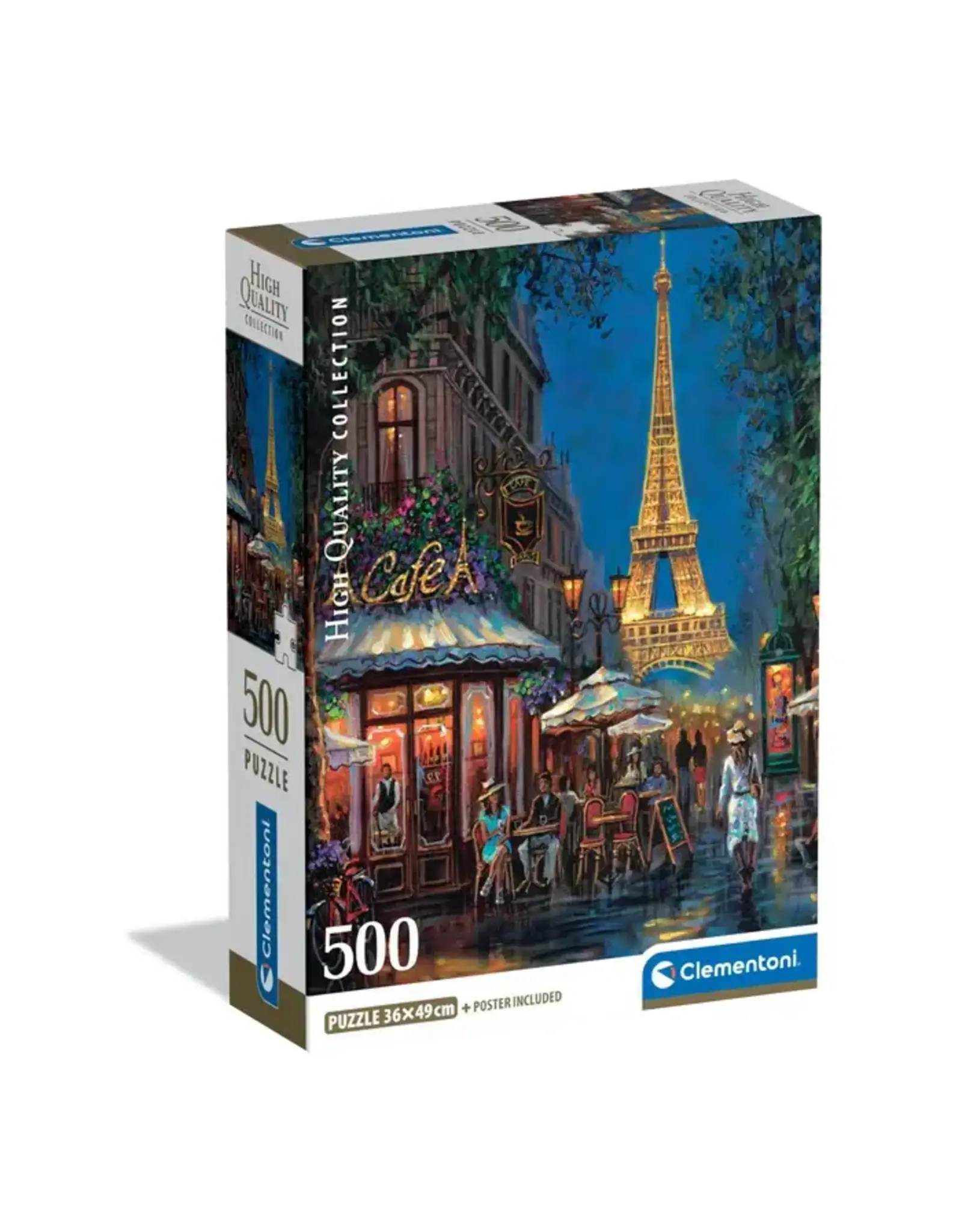 Clementoni Night At The Eiffle Cafe 500 pc