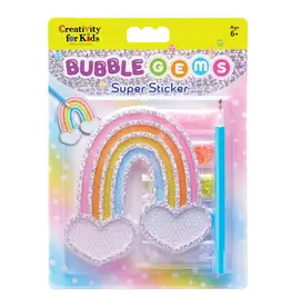 Creativity For Kids Bubble Gems Super Sticker: Rainbow