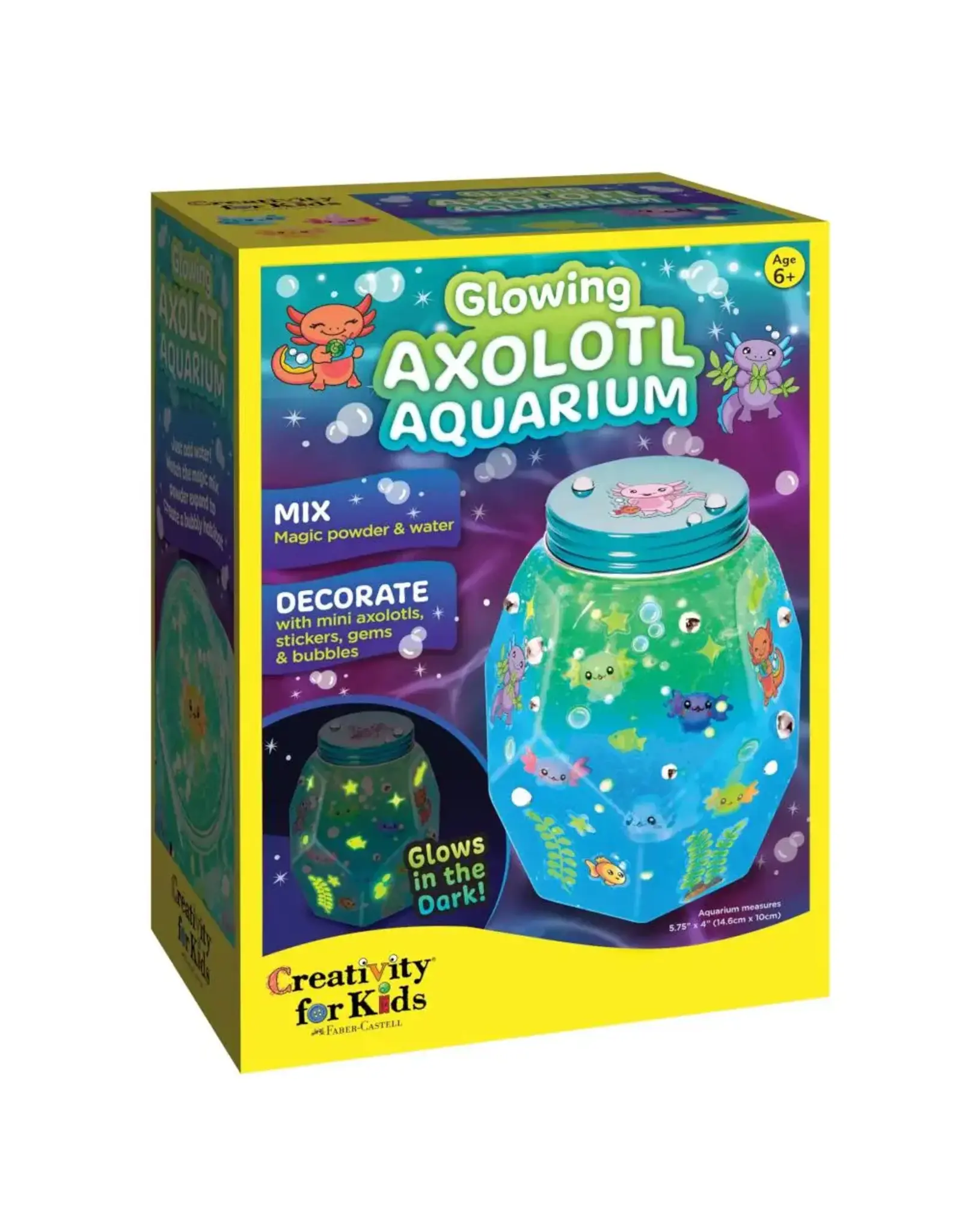 Creativity For Kids Glowing Axolotl Aquarium