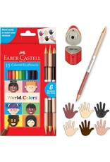 Faber Castell World Colors EcoPencils 15ct Faber Castell World Colors EcoPencils 15ct