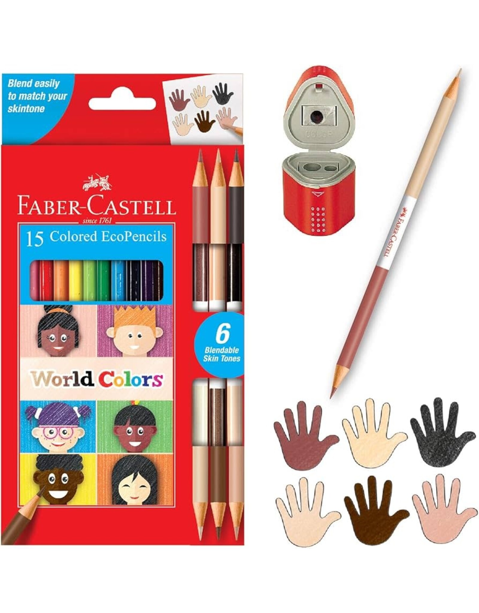Faber Castell World Colors EcoPencils 15ct