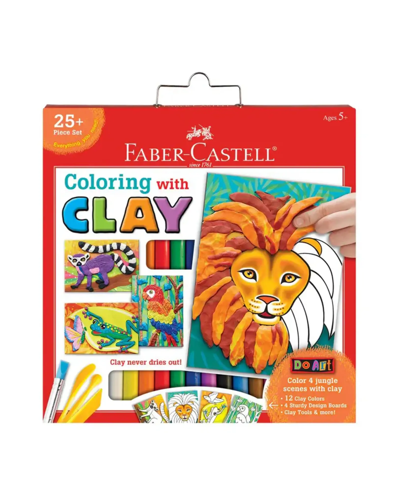 Faber Castell Coloring With Clay Kit