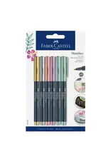 Faber Castell Metallic Markers 6ct