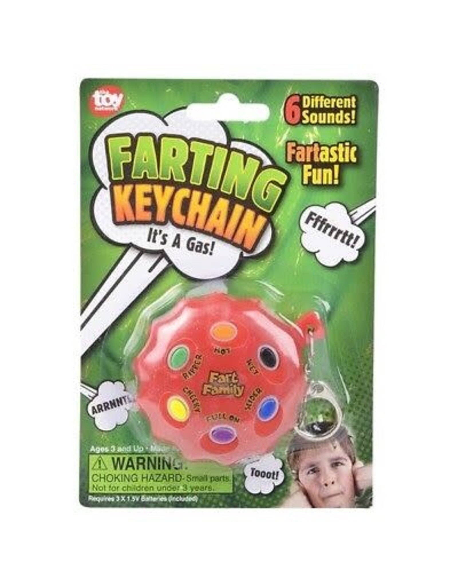 Fart Sound Keychain 2.5"