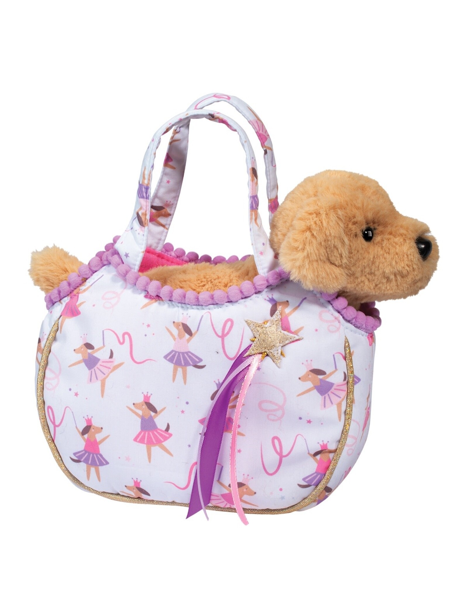 Douglas Dancin Pups Sak with Dog