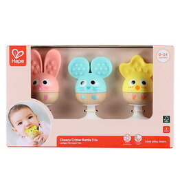 Hape Hape Cheery Critter Rattle Trio