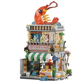 LOZ Seafood Stall Mini Block Set