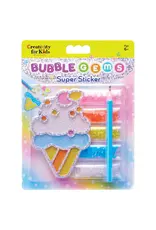 Creativity For Kids Bubble Gems Super Sticker: Ice Cream