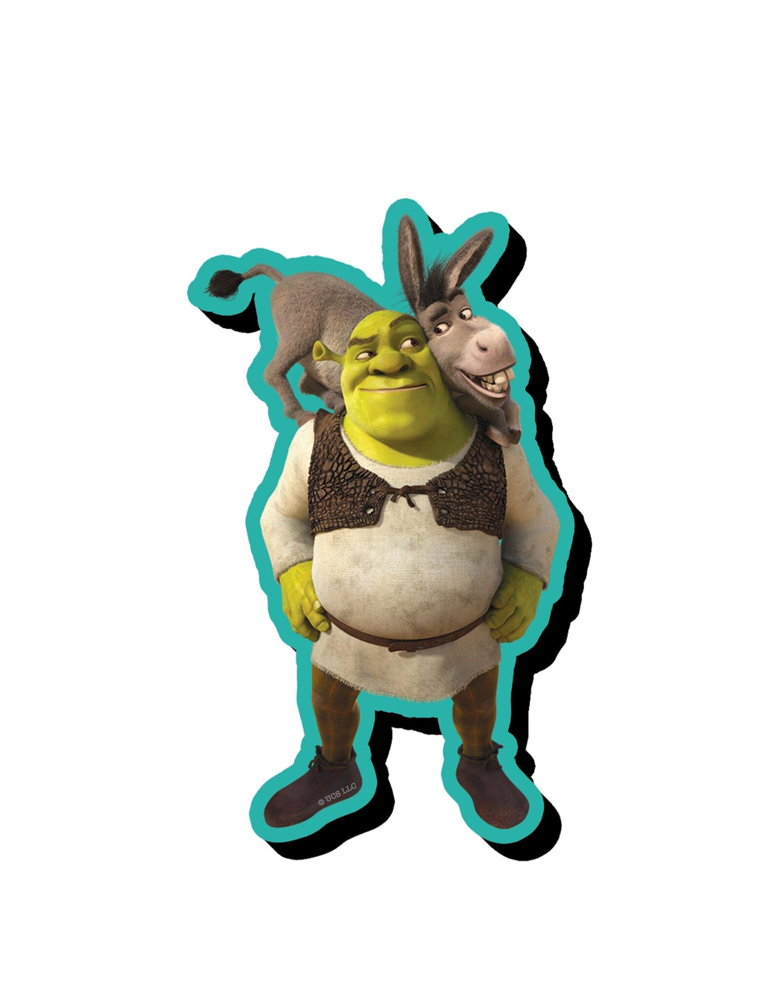 NMR Shrek & Donkey Funky Chunky Magnet
