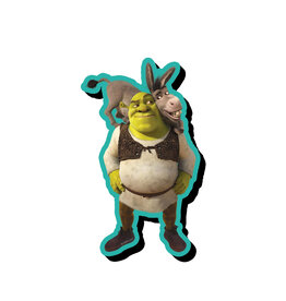 NMR Shrek & Donkey Funky Chunky Magnet