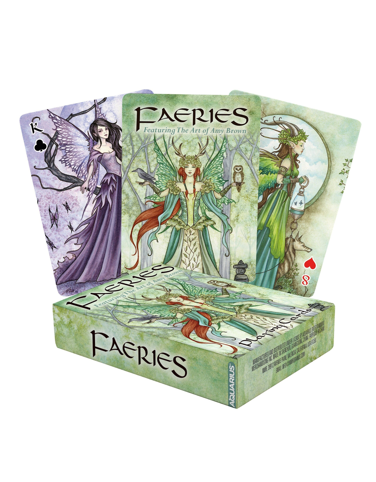 NMR Amy Brown Faeries Playing Cards