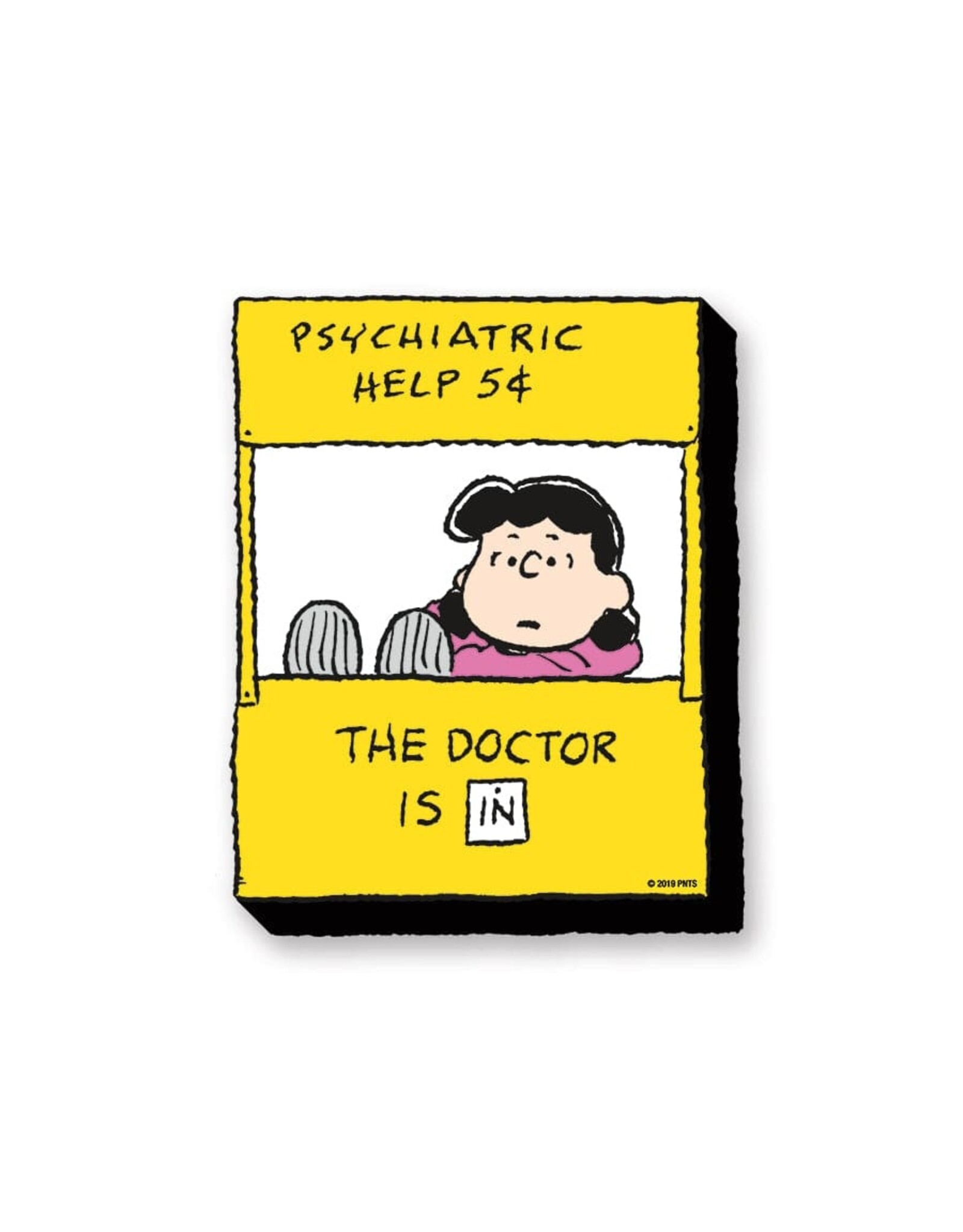 NMR Peanuts Lucy Funky Chunky Magnet