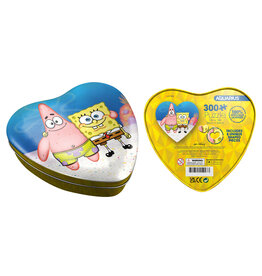 SpongeBob SquarePants & Patrick 300 Piece Jigsaw Puzzle in Tin Globe