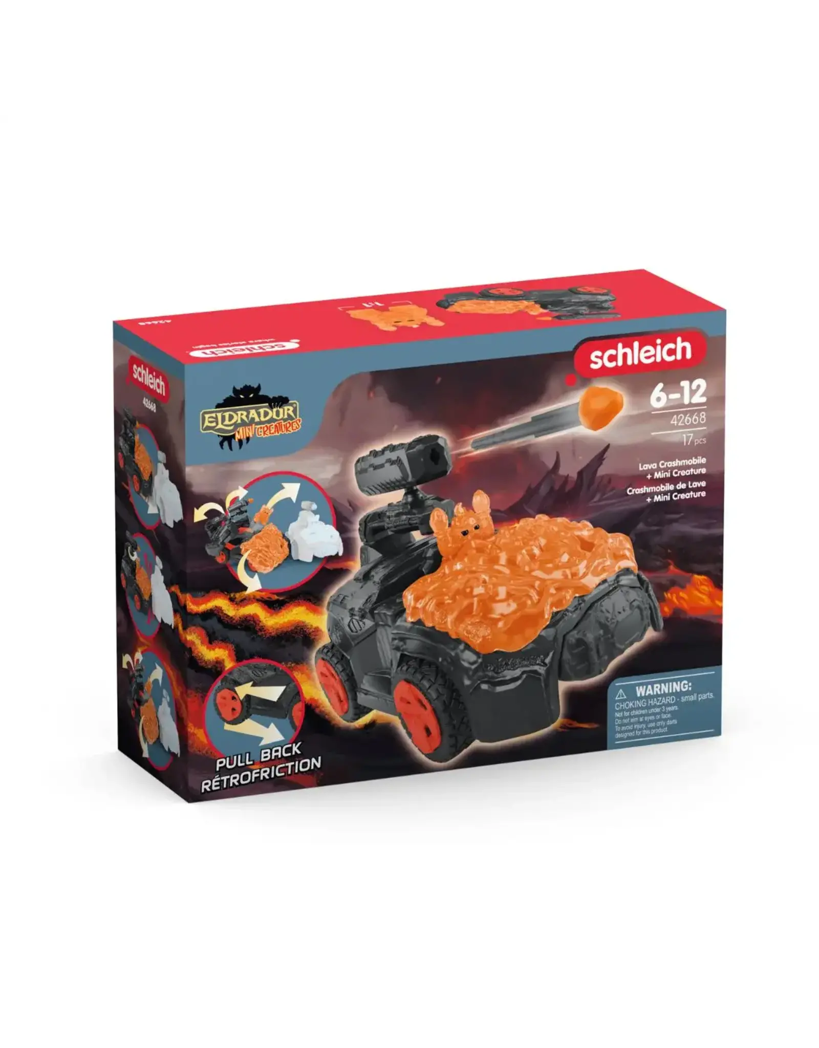 Schleich Lava CrashMobile with Mini Creature