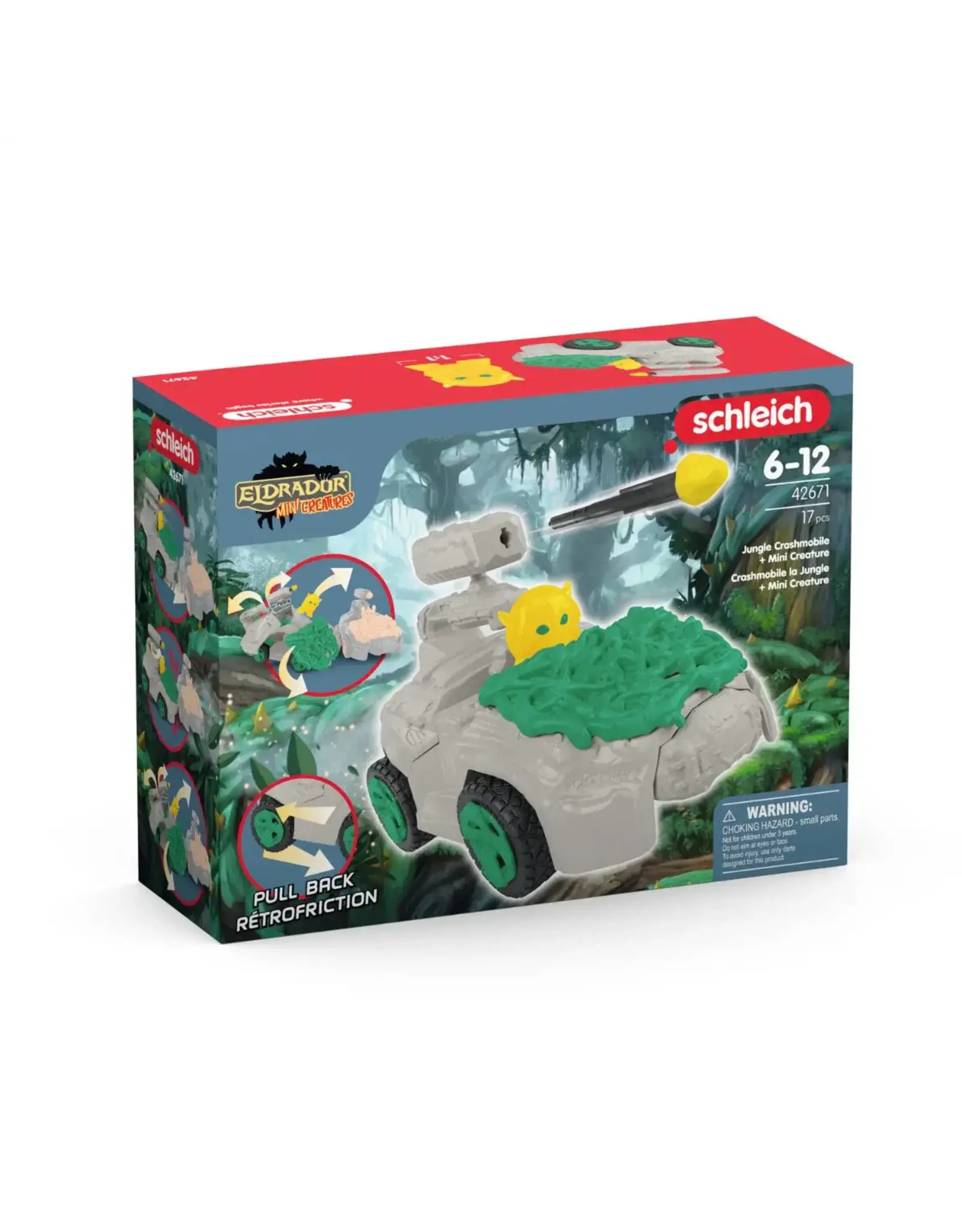 Schleich Jungle CrashMobile with Mini Creature