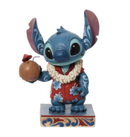 Jim Shore Stitch Hawaiian Shirt Figure "Tropical Delight"