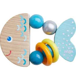 Haba Rattlefish Wooden Baby Rattle