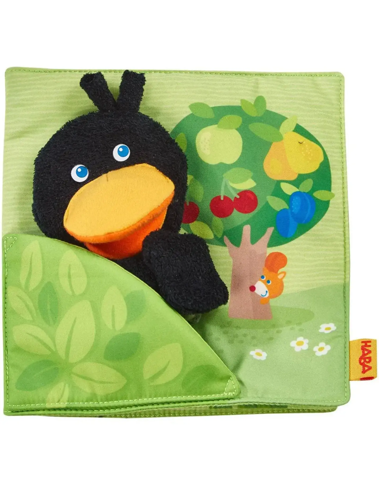 Haba Orchard Soft Book With Raven Finger Puppet
