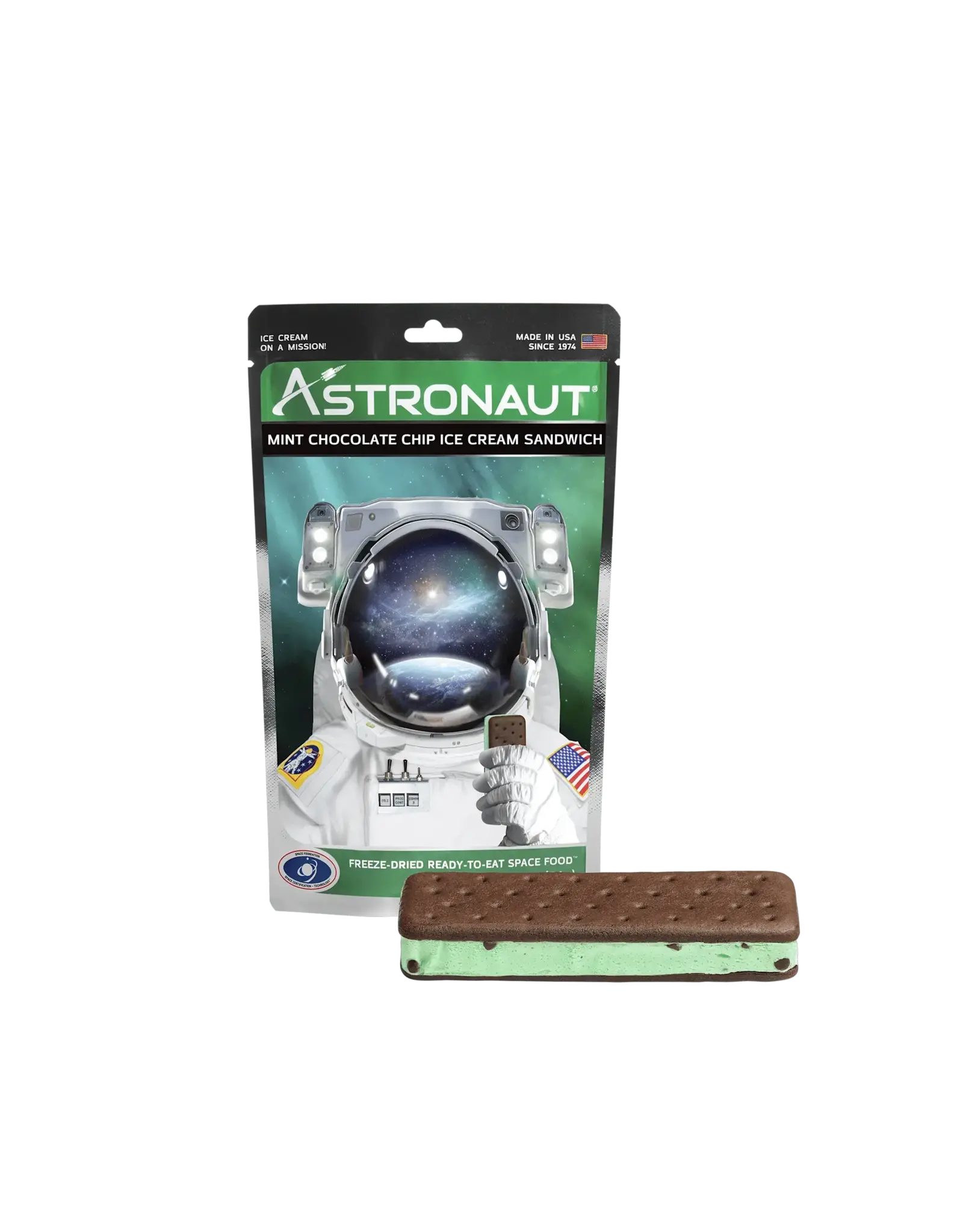 Astronaut Food - Mint Chocolate Chip Sandwich