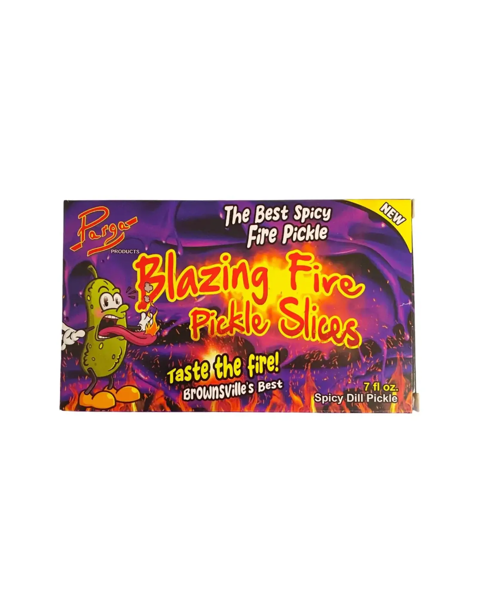Parga Blazing Sour Dill Pickle Slices Theater Box