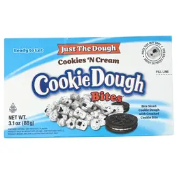 Just the Dough Cookies N' Cream Cookie Dough Bites