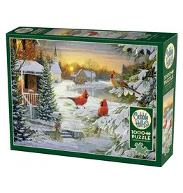 Cobble Hill Sunset Cardinals 1000pc