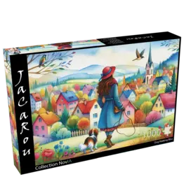 JaCaRou Puzzles Dog Walking Bliss 1000pcs